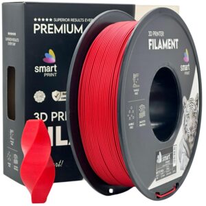 3D Plastikas - Filamentas PLA matte red | 1.75 mm, 1 kg |  Sprint