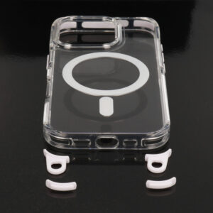 Tel Protect Strap Clear dėklas skirtas Apple iPhone 17 Pro baltos spalvos - Image 3