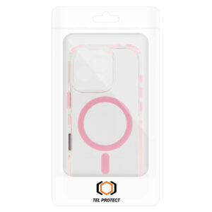 Tel Protect Strap Clear dėklas skirtas Apple iPhone 17 Pro Max rožinės spalvos - Image 7