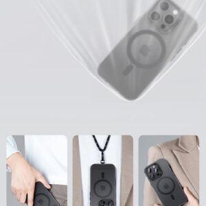 Benks Magnetic Lucid Armor dėklas (C066) skirtas Apple iPhone 16 Pro Max aukso spalvos (Camera Control Button) - Image 7