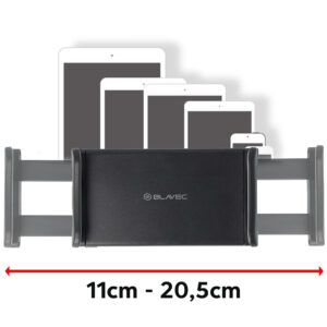 Blavec automobilinis laikiklis BH-18 to headrest (BH18-HRB) juodos spalvos - Image 3