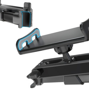 Blavec automobilinis laikiklis BH-18 to headrest (BH18-HRB) juodos spalvos - Image 5