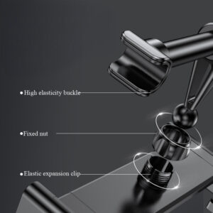 Blavec automobilinis laikiklis BH-17 to headrest (BH17-HRB) juodos spalvos - Image 5