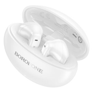 Borofone TWS Bluetooth ausinės FQ12 Nice baltos spalvos - Image 2