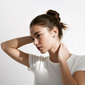 Borofone TWS Bluetooth ausinės FQ12 Nice juodos spalvos - Image 3