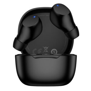 Borofone TWS Bluetooth ausinės BW97 Clear juodos spalvos - Image 2