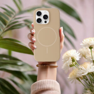 Magsafe Slim Silicone skirtas Apple iPhone 17 rudos spalvos - Image 6