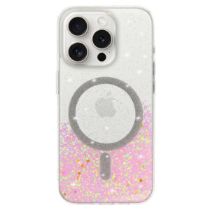 Tel Protect Moonlite Magsafe Dėklas skirtas Apple iPhone 17 rožinės spalvos clear - Image 2