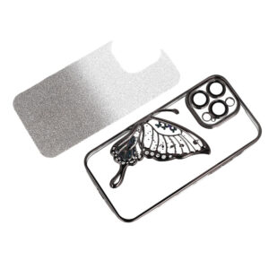 Tel Protect Butterfly Water dėklas skirtas Apple iPhone 17 Pro juodos spalvos - Image 3