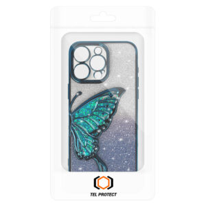 Tel Protect Butterfly Water dėklas skirtas Apple iPhone 17 Pro Max mėlynos spalvos - Image 6