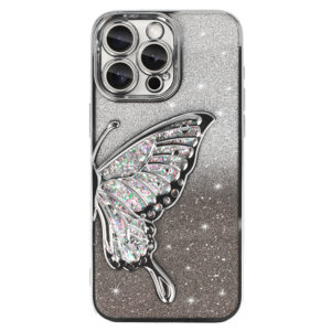 Tel Protect Butterfly Water dėklas skirtas Apple iPhone 17 Pro Max sidabro spalvos - Image 2