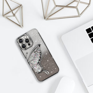 Tel Protect Butterfly Water dėklas skirtas Apple iPhone 17 sidabro spalvos - Image 5