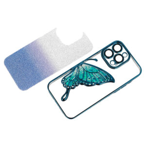 Tel Protect Butterfly Water dėklas skirtas Apple iPhone 17 Pro mėlynos spalvos - Image 3