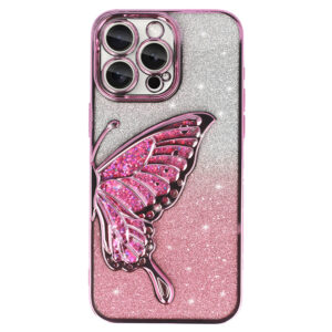 Tel Protect Butterfly Water dėklas skirtas Apple iPhone 17 rožinės spalvos - Image 2