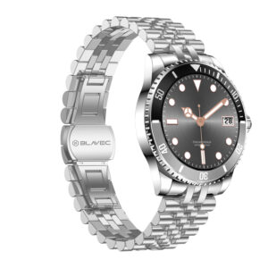 Blavec išmanusis laikrodis M-02 Business AMOLED Full Touch Voice Call (SWM02-S) sidabro spalvos - Image 3