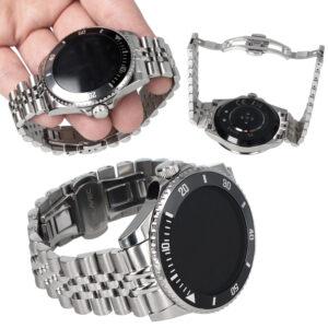 Blavec išmanusis laikrodis M-02 Business AMOLED Full Touch Voice Call (SWM02-S) sidabro spalvos - Image 5