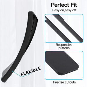 Back dėklas MATT skirtas REALME 15/15 PRO 5G juodos spalvos - Image 2