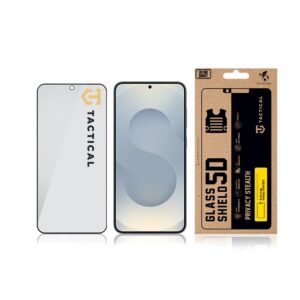 Tactical Apsauginis stiklas Shield Privacy Stealth 5D skirtas Samsung Galaxy S24/S25 Black - Image 2