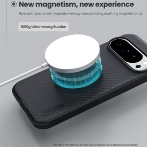 Nillkin Super Frosted PRO Magnetic Back dėklas skirtas Google Pixel 10/10 Pro juodos spalvos - Image 2