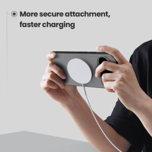 Nillkin Super Frosted PRO Magnetic Back dėklas skirtas Google Pixel 10 Pro XL skaidrus juodos spalvos - Image 2