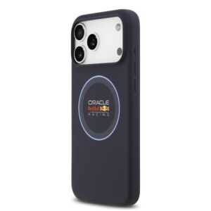 Red Bull Silicone Blue Ring MagSafe dėklas skirtas Apple iPhone 17 Pro Max mėlynos spalvos