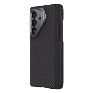 Nillkin CarboProp Aramid Magnetic Pen Slot dėklas skirtas Samsung Galaxy Z Fold 7 juodos spalvos