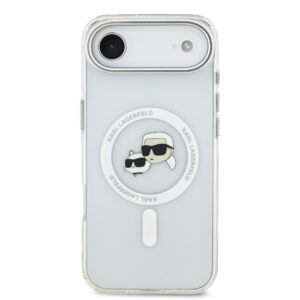 Karl Lagerfeld IML K&CH Heads Metal Frame MagSafe dėklas skirtas Apple iPhone Air skaidrus - Image 2