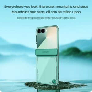 Nillkin Iceblade dėklas skirtas Samsung Galaxy Z Flip 7 žalios spalvos - Image 2