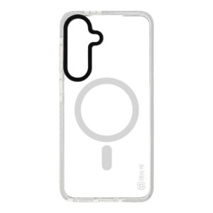 OBAL:ME MagNetix Bumper dėklas skirtas Samsung Galaxy S25 FE baltos spalvos