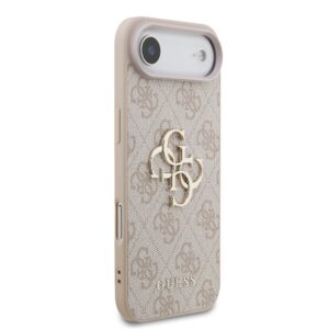 Guess PU 4G Metal Logo Strap Case for Apple iPhone Air rožinės spalvos - Image 2