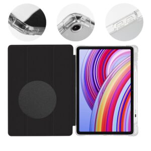 OBAL:ME MistyTab dėklas skirtas Xiaomi Redmi Pad Pro juodos spalvos
