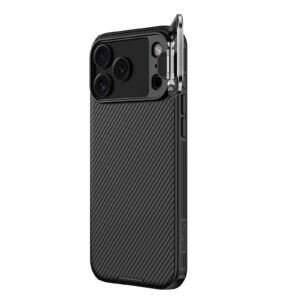 Nillkin CamShield Prop dėklas skirtas Apple iPhone 17 Pro Max juodos spalvos