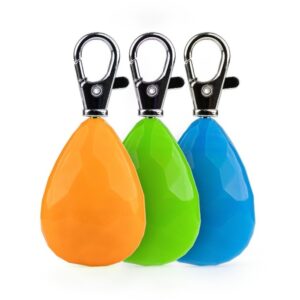 LED šviečiantis pakabukas deimantas oranžinis - Image 2