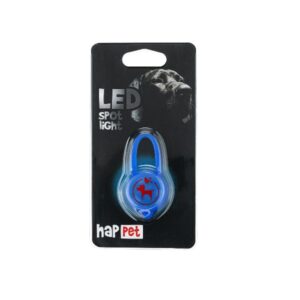 LED šviečiantis pakabukas silikoninis mėlynas