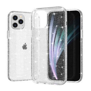 Crystal Glitter dėklas skirtas Apple iPhone 17 sidabro spalvos - Image 1