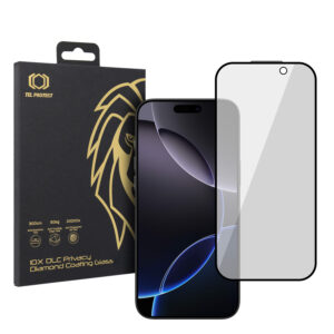 Apsauginis stiklas Tel Protect 10X Privacy DLC Diamond Coating skirtas Apple iPhone 16 Pro Max