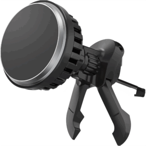 GP-PWU025WIB Samsung magnetinis automobilinis laikiklis su belaidžiu įkrovikliu juodos spalvos