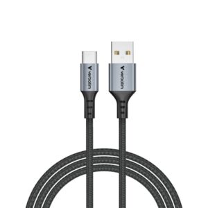 Verbatim cable Sync & Charge USB-A to USB-C 18W 120 cm, Black - Image 1