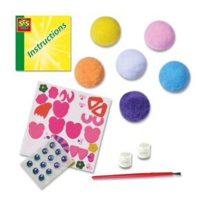 Kūrybos rinkinys SES Creative Pom Pom Pets 14789 - Image 2
