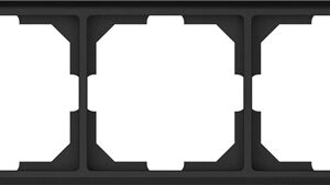 Penkiavietis rėmelis VILMA ST150, mat. juodos spalvos