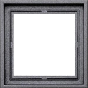 Vienvietis rėmelis LIREGUS MODERN, juodos matinės spalvos