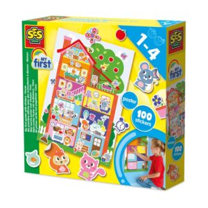 Kūrybos rinkinys SES Creative Poster With Stickers 14476