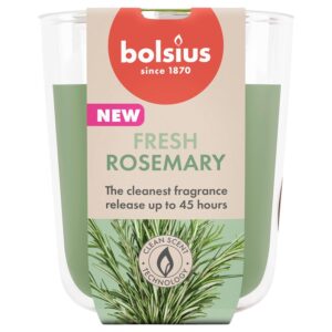 Žvakė, aromatinė Bolsius Fresh Rosemary, 45 h, Žalsva - Image 1