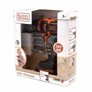 Žaislinis meistro įrankis, gręžtuvas Smoby Black & Decker - Image 2