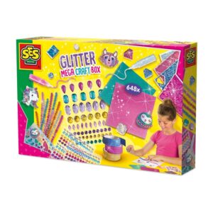 Kūrybos rinkinys SES Creative Glitter Craft Box 14139