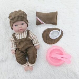 Lėlė - kūdikis su priedais Pure baby 706629W, 25 cm - Image 2