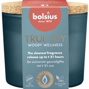 Žvakė, aromatinė Bolsius TRUE JOY Woody Wellness, 21 h