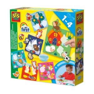 Kūrybos rinkinys SES Creative Sticking Animals 14401