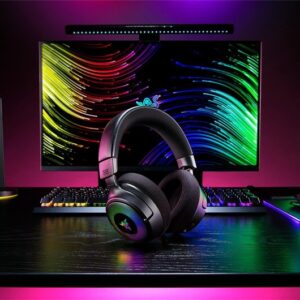 Belaidės žaidimų ausinės Razer Kraken V4, juodos - Image 2