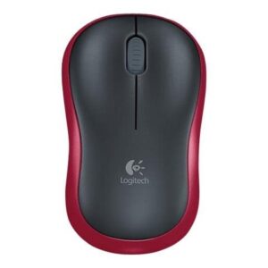 Kompiuterinė pelė Logitech M185 RAUDONA - Image 3